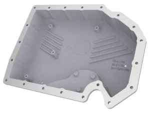 aFe Power Street Series Raw Engine Oil Pan w/ Machined Fins (w/out Oil Level Sensor) Audi | Volkswagen 2005-2021