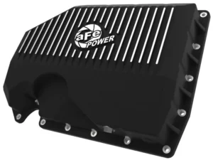 aFe Power Pro Series Black Engine Oil Pan w/ Machined Fins (w/out Oil Level Sensor) Audi | Volkswagen 2005-2021