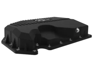 aFe Power Pro Series Black Engine Oil Pan w/ Machined Fins (w/out Oil Level Sensor) Audi | Volkswagen 2005-2021