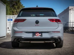 aFe Power Gemini XV 3" to 2-1/2" 304 Stainless Steel Catback Exhaust System with Cut-Out Carbon Fiber Tips Volkswagen GTI Gas L4-2.0L t 2022-2024