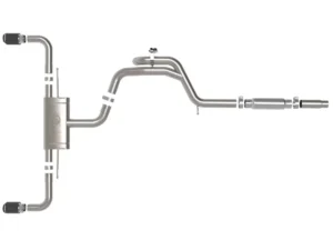 aFe Power Gemini XV 3" to 2-1/2" 304 Stainless Steel Catback Exhaust System with Cut-Out Carbon Fiber Tips Volkswagen GTI Gas L4-2.0L t 2022-2024