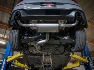 aFe Power Gemini XV 3" to 2-1/2" 304 Stainless Steel Catback Exhaust System with Cut-Out Polished Tips Volkswagen GTI Gas L4-2.0L t 2022-2024