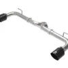 Takeda 2-1/2" 304 Stainless Axle-Back Exhaust System w/ Black Tips Mazda 3 L4 2.0L|2.5L 2014-2018