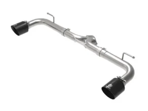 Takeda 2-1/2" 304 Stainless Axle-Back Exhaust System w/ Black Tips Mazda 3 L4 2.0L|2.5L 2014-2018