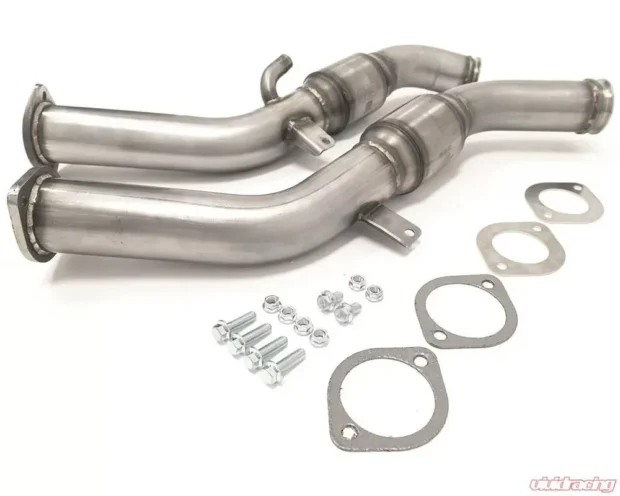 AMS Performance Red Alpha Full Downpipe Kit Infiniti | Nissan 2016-2024