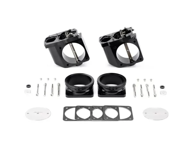 AMS Performance Big Bore Billet Throttle Bodies w/ AMS QuickClamp Flanges Nissan R35 GT-R 2009+