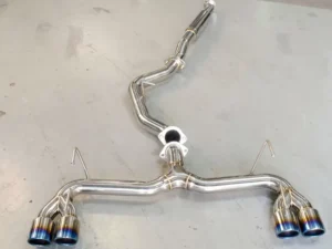 Agency Power Titanium Tip Catback Exhaust w/o Muffler Subaru STI Hatch 08-22 | WRX Hatch 11-22 CLEARANCE
