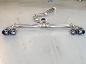 Agency Power Titanium Tip Catback Exhaust w/o Muffler Subaru STI Hatch 08-22 | WRX Hatch 11-22 CLEARANCE