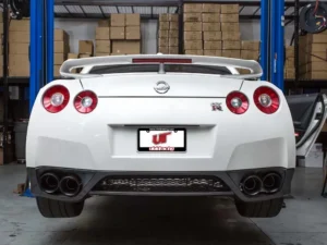Agency Power Electronic Valve Controlled 90mm Exhaust Muffler with Black Chrome Tips Nissan GT-R R35 2009-2021