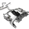 ARMYTRIX Valvetronic Exhaust System Audi A4 | A4 Avant B9 2.0 TFSI 2WD Non-OPF 2016+ - Chrome Silver