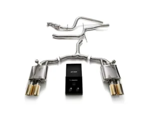 ARMYTRIX Valvetronic Exhaust System Audi  A4 | A4 Avant B9 2.0 TFSI 2WD Non-OPF 2016+ - Gold