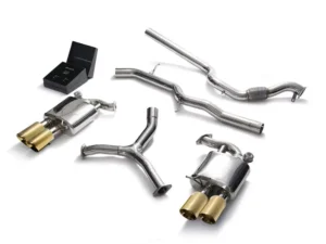 ARMYTRIX Valvetronic Exhaust System A4 Quattro | A4 Avant Quattro B9 2.0 TFSI 4WD Non-OPF 2016+ - Gold