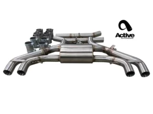 Active Autowerke Valved Axle-Back Rear Exhaust System with Brushed Tips (100mm) BMW X3M | X4M 2019+