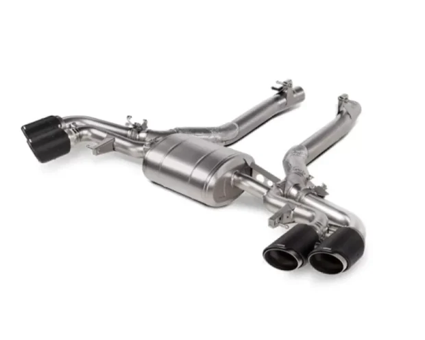 Akrapovic Slip-On Line with Carbon Fiber Titanium Tips BMW X5M F95 | X5M Competition F95 2020+