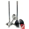 GSC P-D Set of 50 30mm Head +1mm Chrome Polished Exhaust Valve Subaru FA20F WRX 2015-2021