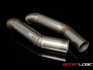 Boost Logic 3" Titanium Intake Kit No MAF Raw Finish Nissan GTR R35 2009+