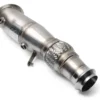 Evolution Racewerks Sports Series 4-Inch 200 Cell High Flow Catted Downpipe Polished Finish BMW 328i N26 12-16