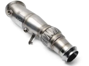 Evolution Racewerks Sports Series 4-Inch 200 Cell High Flow Catted Downpipe Polished Finish BMW 328i N26 12-16