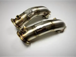 Evolution Racewerks Competition Series Brush Finish Race DownPipes Full Kit w/ OPF BMW EU Spec X5M | X6M S63M 2020+