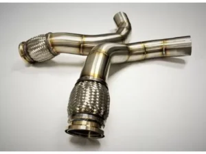 Evolution Racewerks Competition Series Brush Finish Race DownPipes Full Kit w/ OPF BMW EU Spec X5M | X6M S63M 2020+