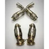 Evolution Racewerks Sports Series Brush Finish 200 Cell Race DownPipes Full Kit w/ OPF BMW EU Spec X5M | X6M S63M 2020+