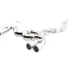 Meisterschaft Stainless Steel Super GT Racing Ultimate Performance Exhaust System with 4x90mm Round Split BMW 328i F30 12-16