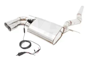 Meisterschaft Stainless GTC Axle Back Muffler 2x83mm Tips BMW 328i | xi Sedan | Wagon 12-16