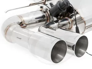 Meisterschaft Stainless GTC Axle Back Muffler 2x83mm Tips BMW 328i | xi Sedan | Wagon 12-16