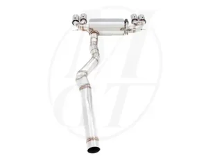 Meisterschaft Stainless GTC Axle Back Muffler 4x90mm Tips BMW 328i | xi Sedan | Wagon 12-16