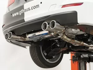 Meisterschaft Stainless GTC Axle Back Muffler 4x90mm Tips BMW 328i | xi Sedan | Wagon 12-16
