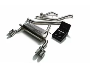 ARMYTRIX Valvetronic Exhaust System BMW 3-Series | 4-Series F3x 2012-2015 - Chrome Silver