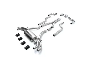 ARMYTRIX Valvetronic Exhaust System BMW X5 M F95 | X6 M F96 2020+ - Carbon Fiber