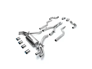ARMYTRIX Valvetronic Exhaust System BMW X5 M F95 | X6 M F96 2020+ - Blue Coated