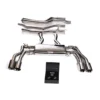 ARMYTRIX Valvetronic Exhaust System BMW X3 M | X4 M 2019+ - Chrome Silver
