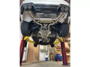 Valvetronic Designs 4 3.5In Outlet Black Tips Anodized Gold Valved Sport Exhaust System BMW X3M | X4M | F97 | F98 2019-2022
