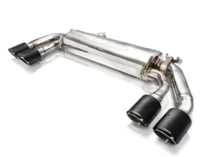 FI Exhaust Front Pipe | Mid X-Pipe with Retains OEM Valve Settings No Remote Valvetronic Muffler with Quad Silver Tips BMW F97 X3M | Competition 2019+