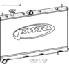 PWR 42mm OEM Fitment Uses OEM Fans Radiator Subaru WRX | STI 2007-2021