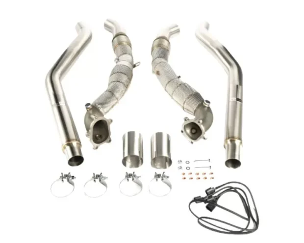 CTS Turbo Cast Downpipe Set w/ High Flow Cats Audi C7 RS7 | S6 | S7 4.0T 2013-2018