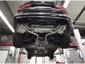 Capristo Exhaust Valved Exhaust System w/ 200 Cell Sport Cat Mid Pipes & Carbon Fiber Tips BMW X3M Competition