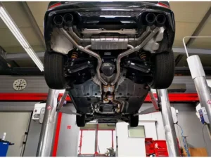 Capristo Exhaust Valved Exhaust System w/ 200 Cell Sport Cat Mid Pipes & Carbon Fiber Tips BMW X3M Competition