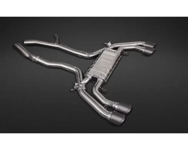 Capristo Exhaust Valved Exhaust System w/ 200 Cell Sport Cat Mid Pipes & Carbon Fiber Tips BMW X3M Competition