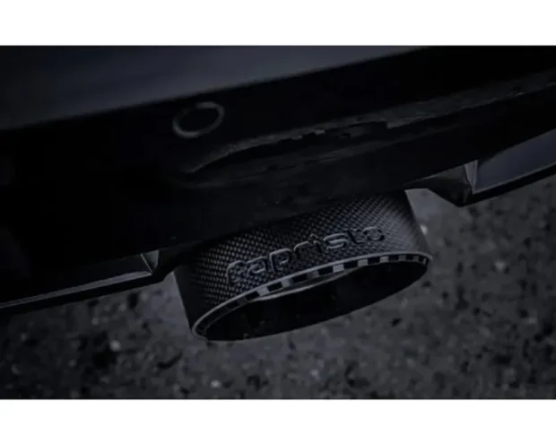 Capristo Exhaust Valved Exhaust w/ Center Silencer Race & Carbon Silver Tips Nissan Z RZ34