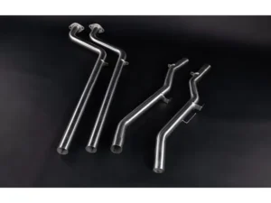 Capristo Exhaust Valved Exhaust w/ Center Silencer Race & Wicrom Red Tips Nissan Z RZ34