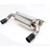 Dinan Free Flow Stainless Exhaust with Black Tips BMW F30 340i 16-17