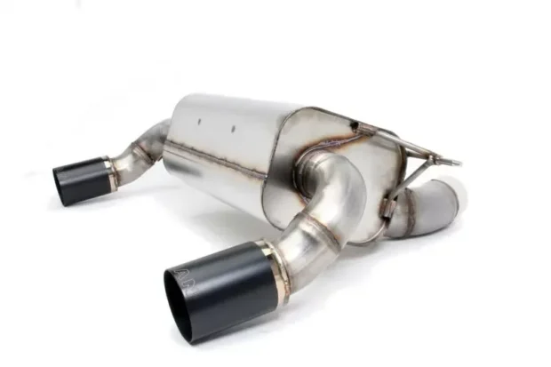 Dinan Free Flow Stainless Exhaust with Black Tips BMW F30 340i 16-17