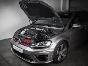 Eventuri Full Carbon Intake System Black Carbon Volkswagen Golf R 15-17