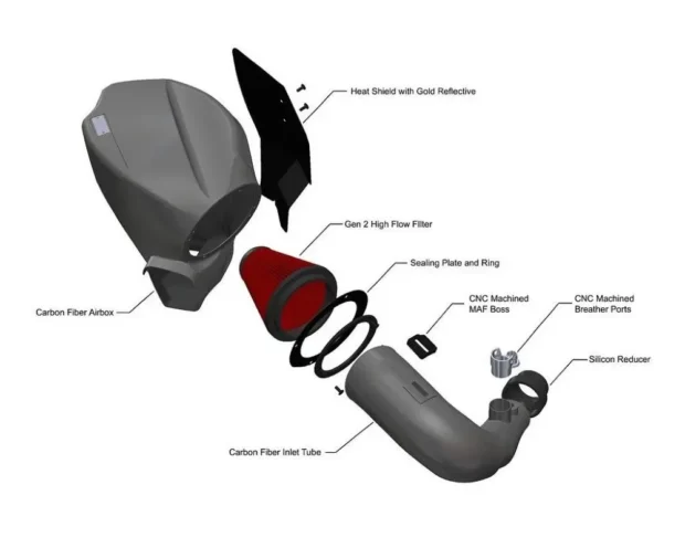 Eventuri Black Carbon Intake System Post 2018 November BMW G20 3-Series B48