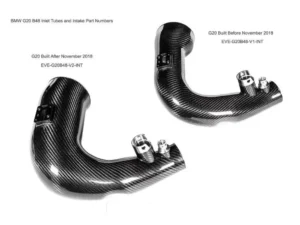 Eventuri Black Carbon Intake System Post 2018 November BMW G20 3-Series B48
