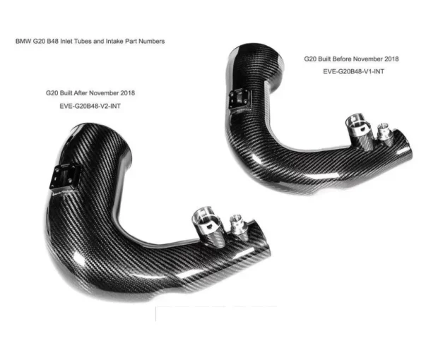 Eventuri Black Carbon Intake System Post 2018 November BMW G20 3-Series B48