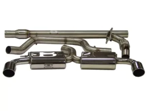 B&B Exhaust Catback Stealth Exhaust System w/3.5-Inch Single Round Tips Volkswagen Jetta GLI 2011-2016
